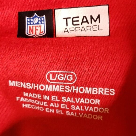 NFL Team Apparel Kansas City Chiefs New Red Long Sleeve Shirt Large - Picture 5 of 6